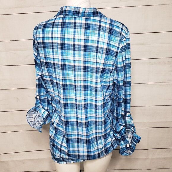 Brooke Leigh blue XL button down - Picture 3 of 7